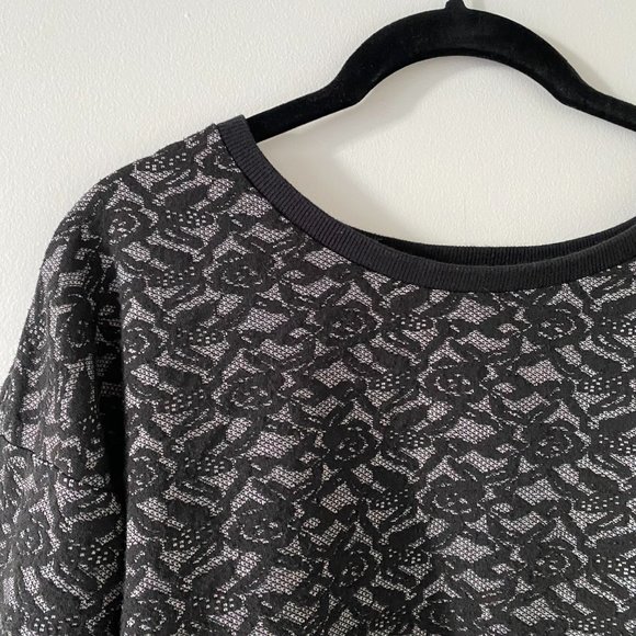 Vero Moda in Blue Lace Like Sweater - Picture 2 of 11